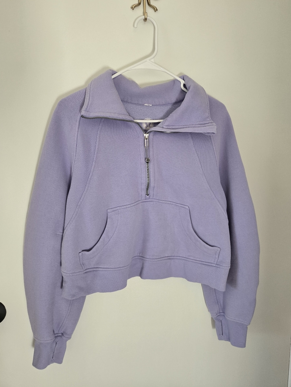 Lululemon • Women's Scuba Oversized Funnel Neck Half Zip Sweatshirt, Lavender